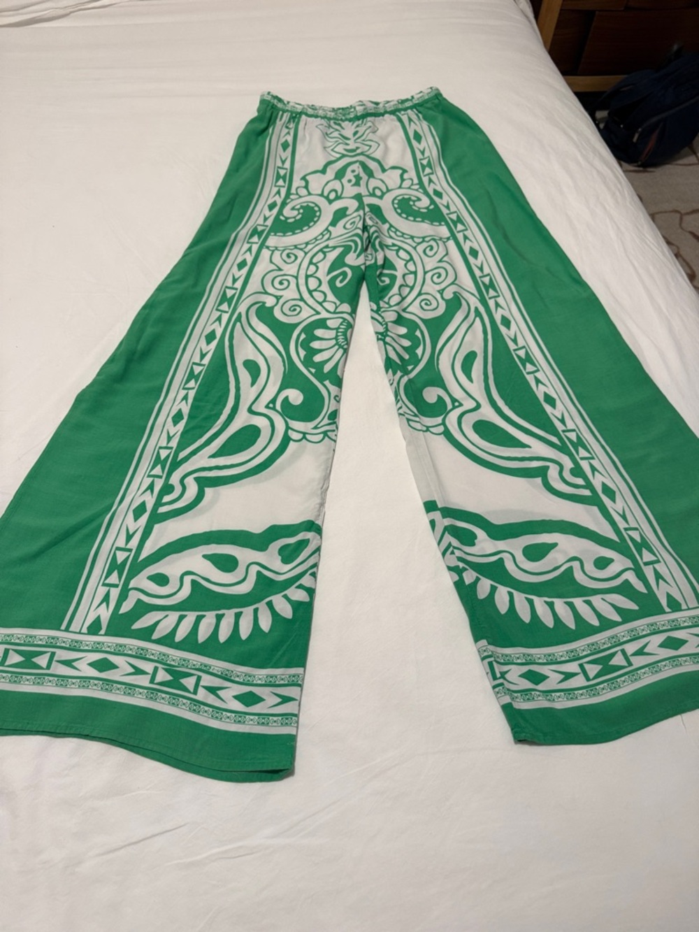 Wide Leg Bohemian Beach Pants
